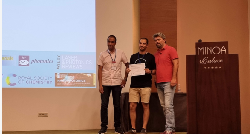 Alejandro wins APS Best Poster award at Metamaterials 2024