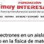 Electron delocalization in a Mott insulator